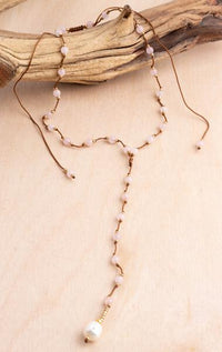 Choker Pearl Lariat Necklace | Shop Bali Queen