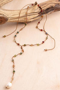 Choker Pearl Lariat Necklace | Shop Bali Queen