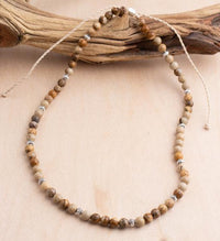 Naples Picture Jasper Adjustable Necklace
