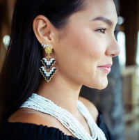 Mumbai Chevron Earrings