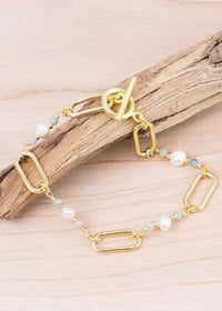 La Perla Amazonite Toggle Bracelet