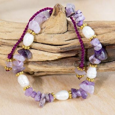 RockNPearl Stone Pull Bracelet | Shop Bali Queen