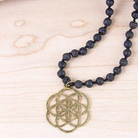 Lava Meditation Necklace