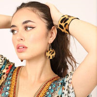 Animal Print Disc Earrings | Shop Bali Queen