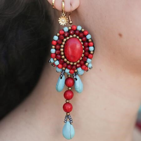 Isabella Stone Earrings | Shop Bali Queen