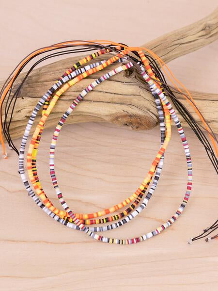 10-Pack Fimo Multicolor Choker