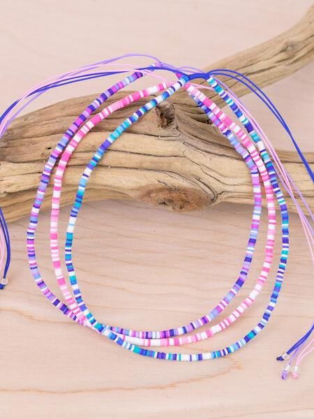 10-Pack Fimo Multicolor Choker