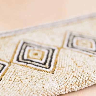 Mosaic Beaded Clutch