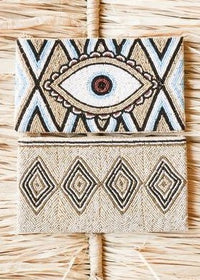 Mosaic Beaded Clutch