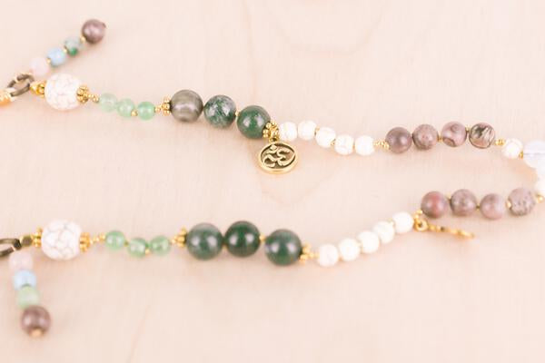 Gemstone Jewels Adjustable Necklace