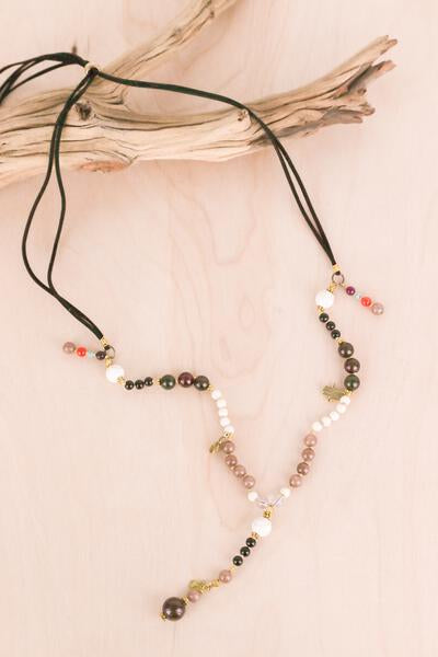 Gemstone Jewels Adjustable Necklace