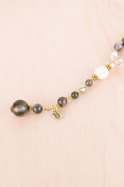 Gemstone Jewels Adjustable Necklace