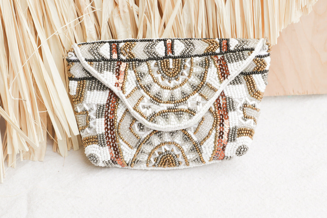 Eden Beaded Pouch