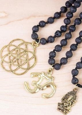 Lava Meditation Necklace