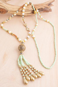 Taj Tassel Necklace