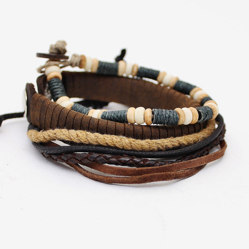 Men's Leather Bracelet Style #11 – Bali Queen