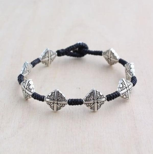 Diamond Foil Alloy Bracelet #127