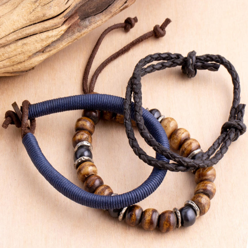 Unisex Leather Bracelet Style #13 | Shop Bali Queen