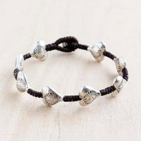 Etched Heart Alloy Bracelet #14