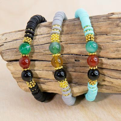 Fimo & Agate Pull Bracelet | Shop Bali Queen