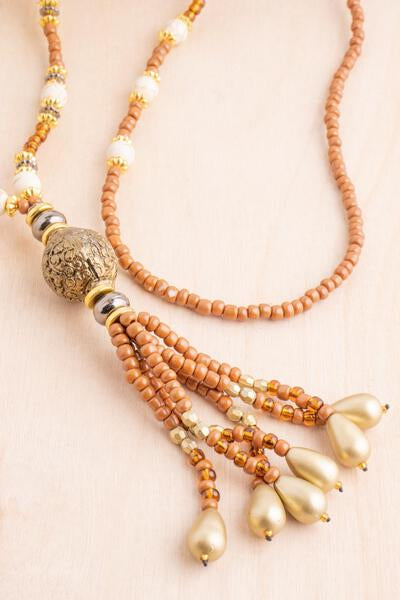 Taj Tassel Necklace