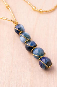 Spiral Stones Necklace | Shop Bali Queen