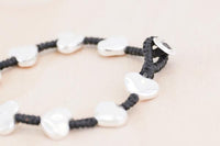 Hammered Heart Alloy Bracelet #16