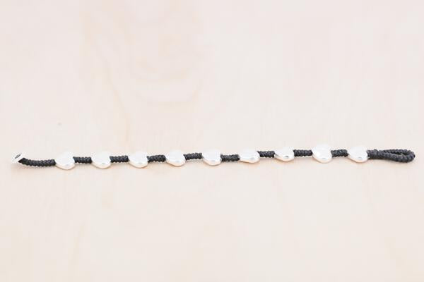 Hammered Heart Alloy Bracelet #16