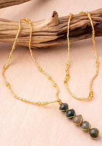 Spiral Stones Necklace | Shop Bali Queen