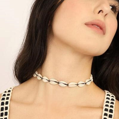 Cowrie Pull Choker