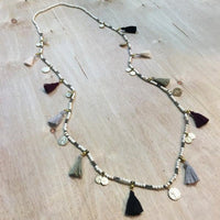 Golden Coins Sm Tassel Necklace | Shop Bali Queen