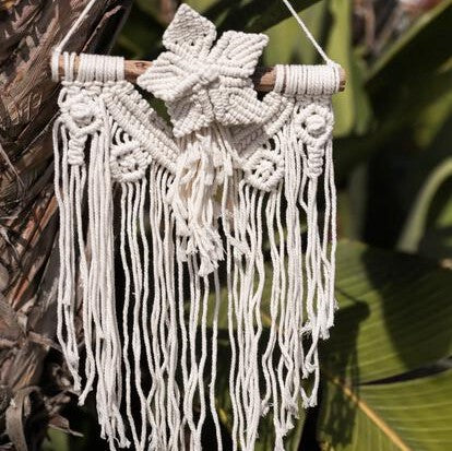 Macrame Flower Wall Decor