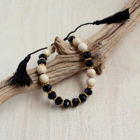 Wood and Crystal Bracelet | Shop Bali Queen