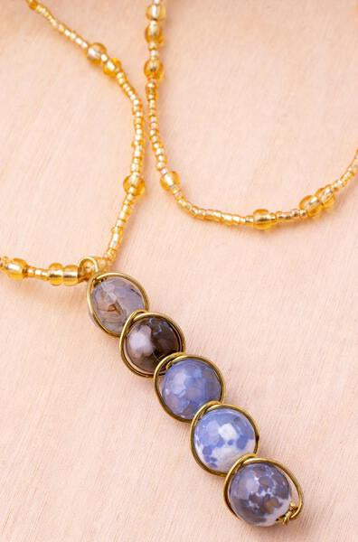 Spiral Stones Necklace | Shop Bali Queen