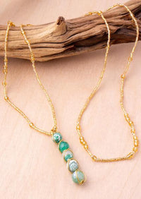 Spiral Stones Necklace | Shop Bali Queen