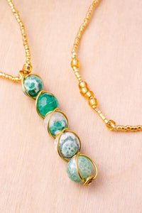Spiral Stones Necklace | Shop Bali Queen
