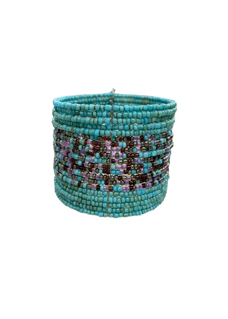 Blurred Lines Beaded Cuff