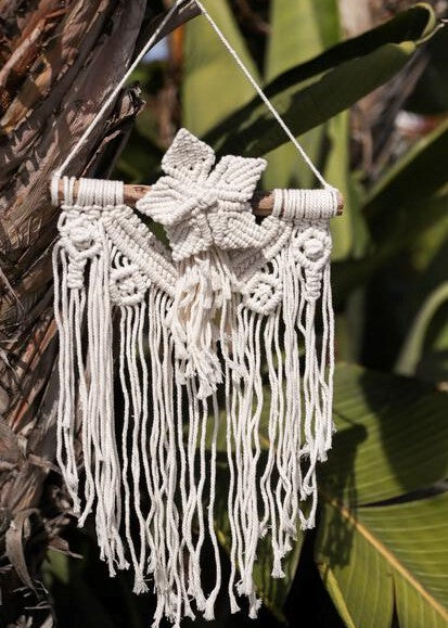 Macrame Flower Wall Decor