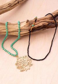 Leaping Lotus Necklace