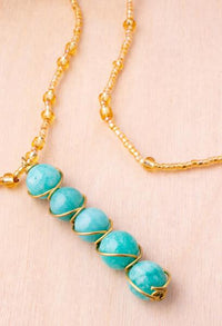 Spiral Stones Necklace | Shop Bali Queen