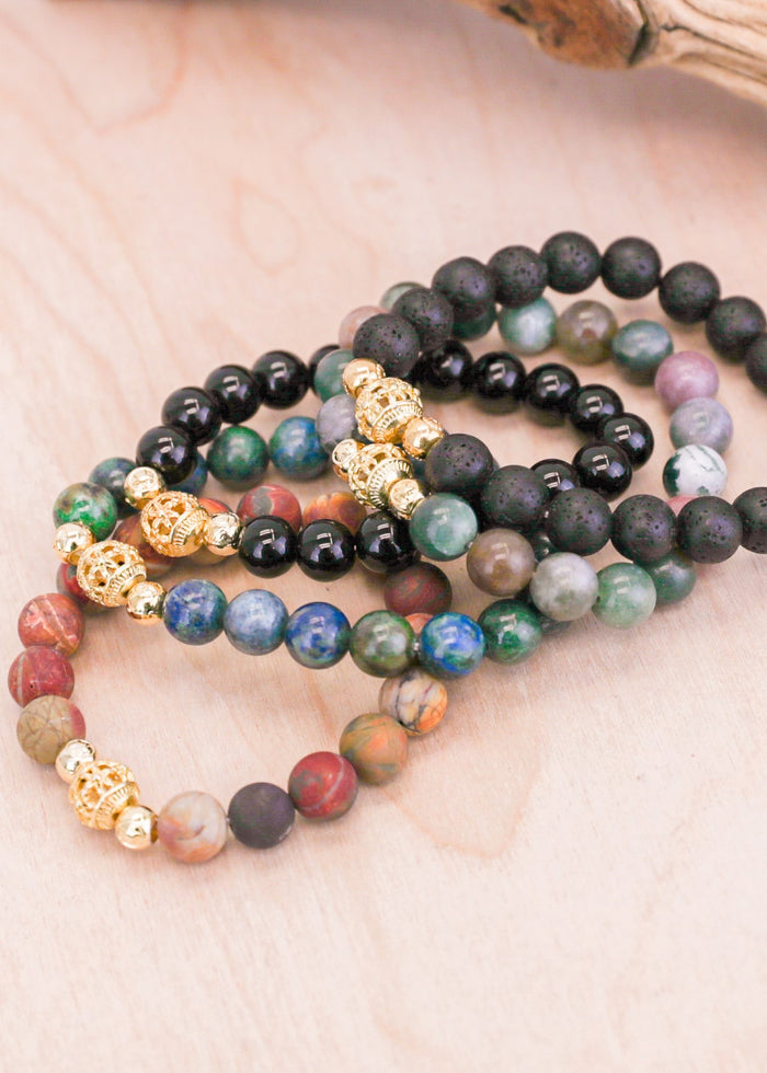 Stackable Stone Stretch Bracelet | Shop Bali Queen