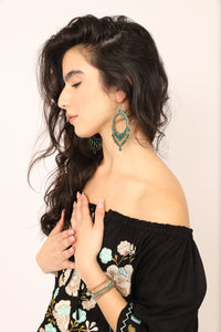 Bali Queen, Coco Rose, Resort Wear, Pool Wear, Bathing suit coverup, summer, summer style, boutique, bali, travel, boho style, sundress, roseta, embroidered, miranda, off the shoulder.