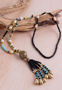 Taj Tassel Necklace