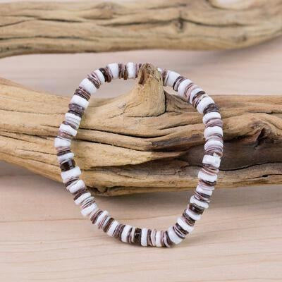 Kona Puka Shell Tiger Bracelet | Shop Bali Queen