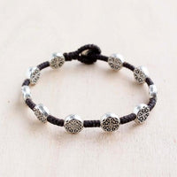 Quatrafoil Alloy Bracelet #45