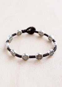 Quatrafoil Alloy Bracelet #45