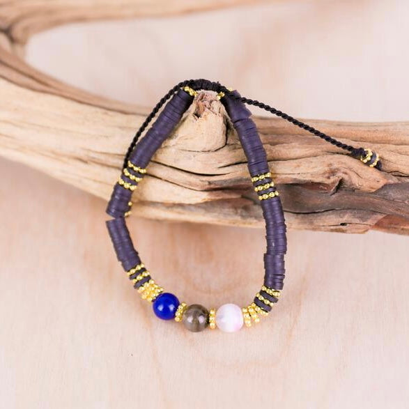 Fimo & Agate Pull Bracelet | Shop Bali Queen
