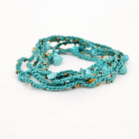 Woven Gemstone Eyeglass/Mask Chain