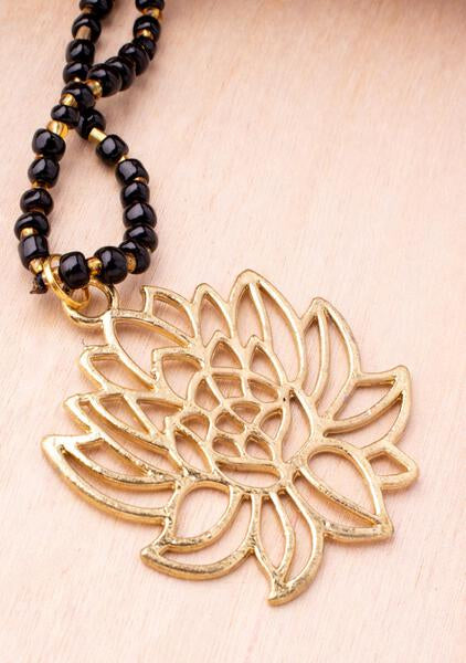 Leaping Lotus Necklace