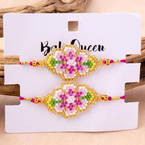 Flower Fields 2-Pack Friendship Bracelets